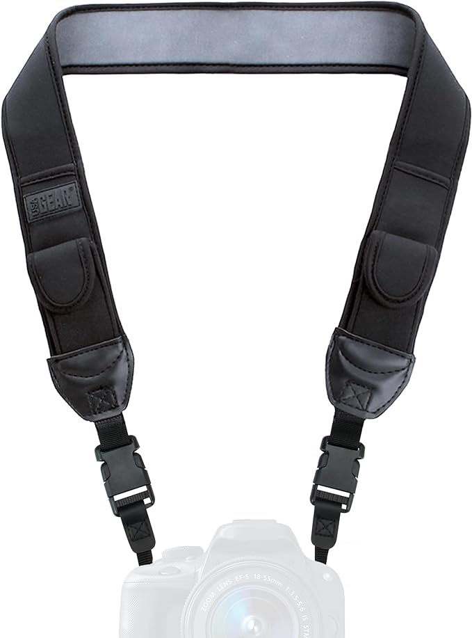 USA Gear TrueSHOT Camera Strap Neoprene Camera Straps by USAGEAR
