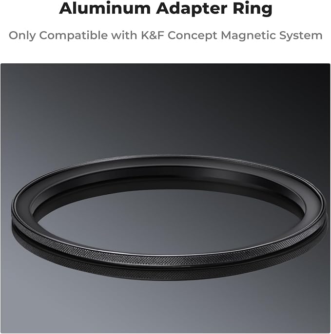 K&F CONCEPT 67-77mm Magnetic Filter Adapter Ring, - Image 4