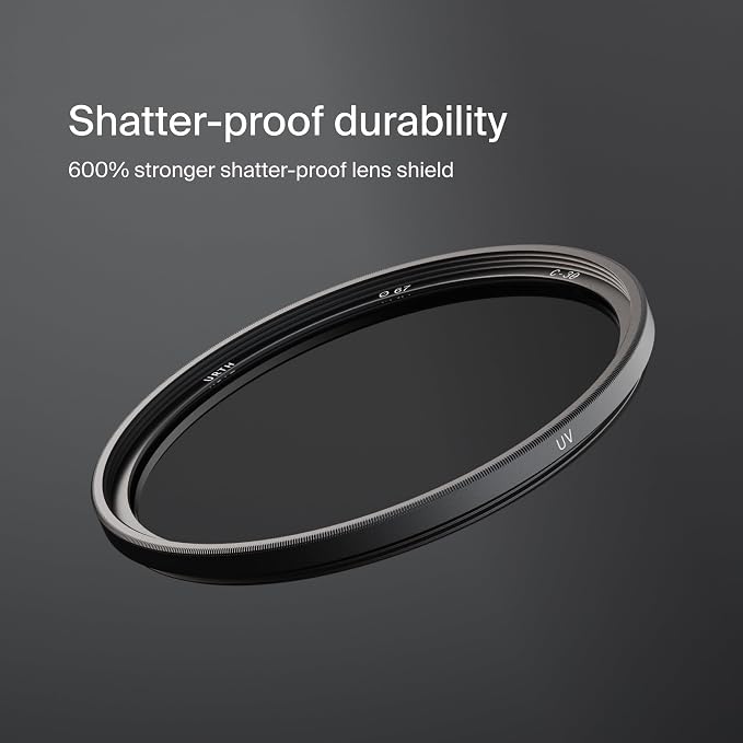 Urth 46mm UV Lens Filter — 30-Layer Nano-Coated, HD Optical Glass UV Camera - Image 2