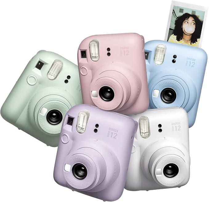 Fujifilm Instax Mini 12 Instant Camera Clay White + Fuji Film Value Pack + - Image 5