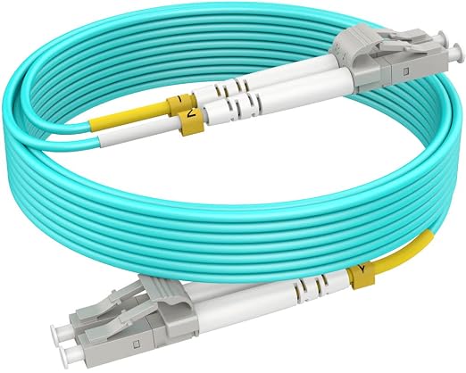LC to LC Multimode Fiber Patch Cable, 400ft OM3 Fiber Optic Cables, Options by RamboCables
