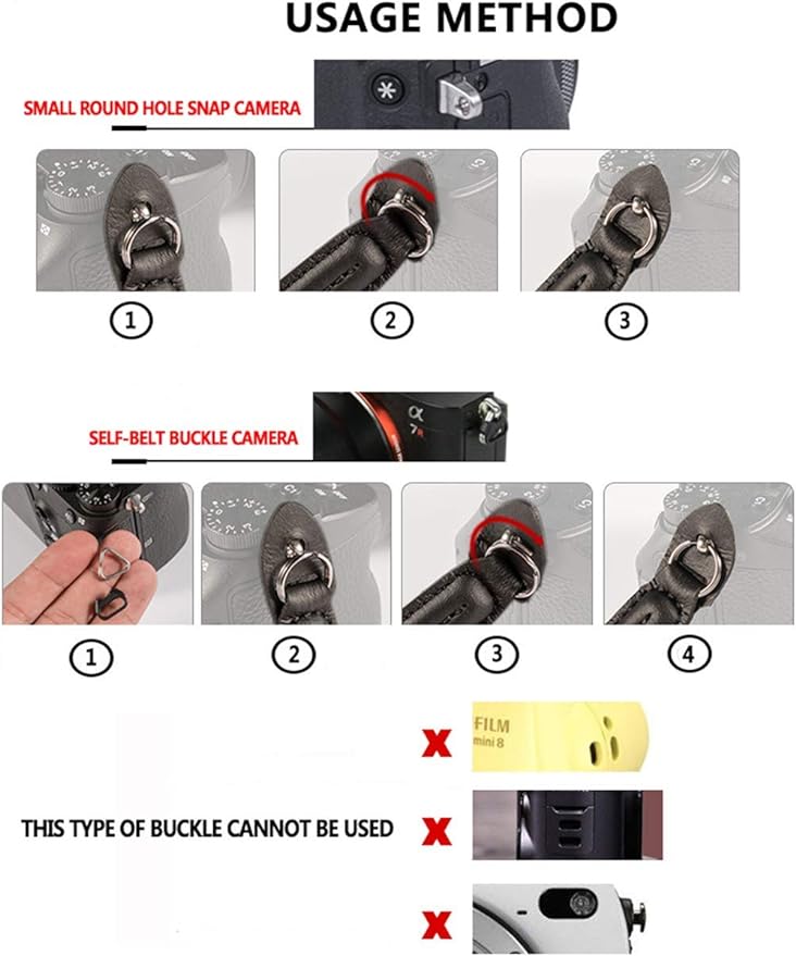 Camera Rope Strap 100cm Soft Cotton Camera Strap Vintage Neck Shoulder Belt - Image 5