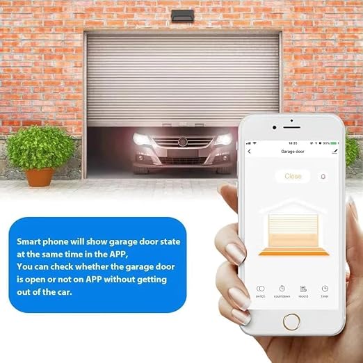 Easy Installation|Hucaoe Zigbee 5V Smart Garage Door Opener Controller| - Image 9