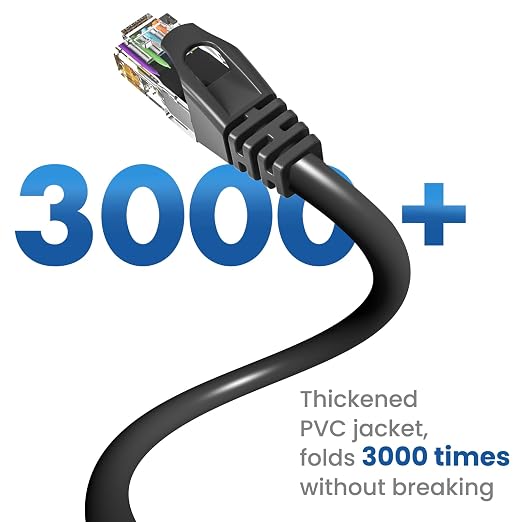 Cat 6 Ethernet Cable 10 Feet 6 Pack, Cat6 RJ45 Ethernet Patch Cables, - Image 9