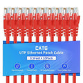 Cat6 Ethernet Cable 0.5 Feet 10 Pack Network RJ45 Cat6 Internet Patch Cable by XANHAM