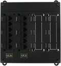 Leviton Twist and Mount Patch Panel, 6 CAT 5e ports and 6 CAT 6 ports by Leviton