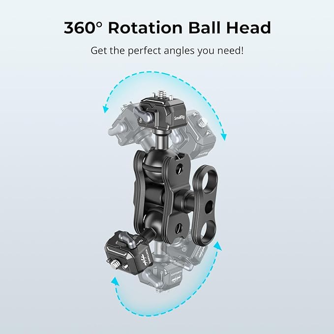SmallRig Quick Release Ballhead Magic Arm 360° Rotation Articulating Magic Arm - Image 4
