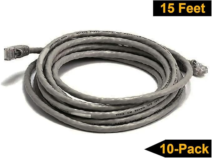 iMBAPrice - 100 FET Extra Long Gray Cat5e RJ45 Network Ethernet Patch Cable - Image 6