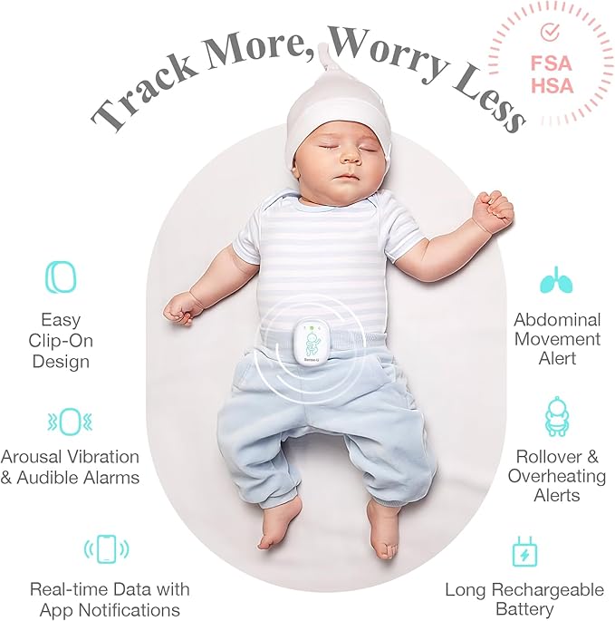 Sense-U Pro Baby Breathing Movement & Sleep Position Monitor - Image 2