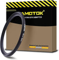 62mm Lens to 49mm Camera Lens Adapter, 62mm to 49mm Filter Step-Down Ring by AMOTOK