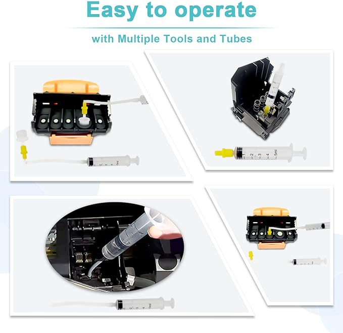 Printhead Cleaning Kit for Epson, 250mL Printer Cleaning Kit for Inkjet Printer - Image 2