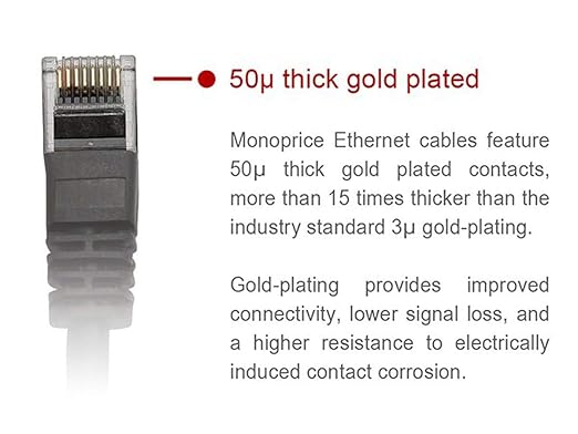 Monoprice 100FT 24AWG Cat6 550MHz UTP Ethernet Bare Copper Network Cable - Image 3