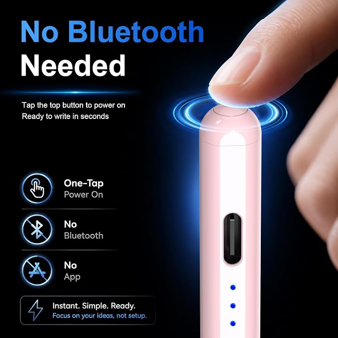 HATOKU Stylus Pen for iPad 2018-2026, 15 Mins Fast Charging Pencil 1st Gen - Image 6