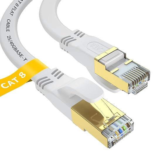 Cat 8 Ethernet Cable 15 FT, Outdoor&Indoor High Speed Heavy Duty Network LAN by Unknown
