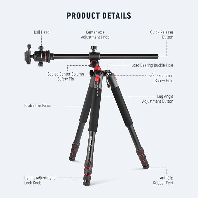 NEEWER 79 inch Camera Tripod Monopod - Image 9