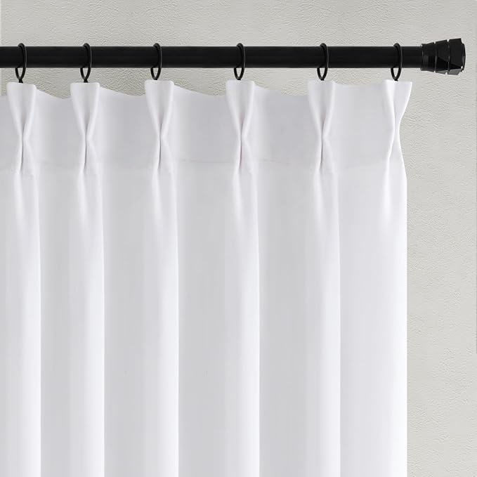 Memory Trained Pinch Pleated Curtains 96 Inches Long, Viral Linen Pinch Pleat - Image 6