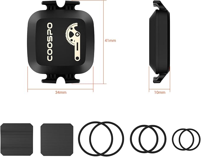 COOSPO Cadence & Speed Sensor for Cycling, Wireless Bluetooth & ANT+ Bike RPM - Image 7