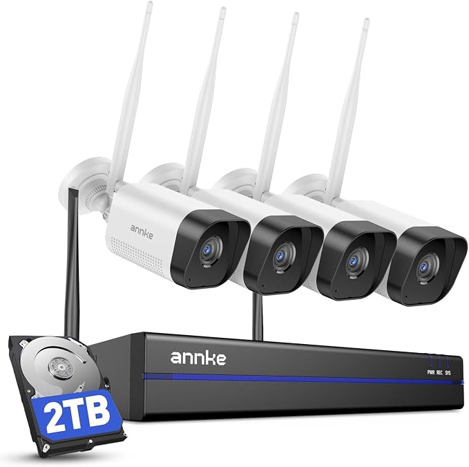 ANNKE 16 Channel Wireless Security Camera System by ANNKE