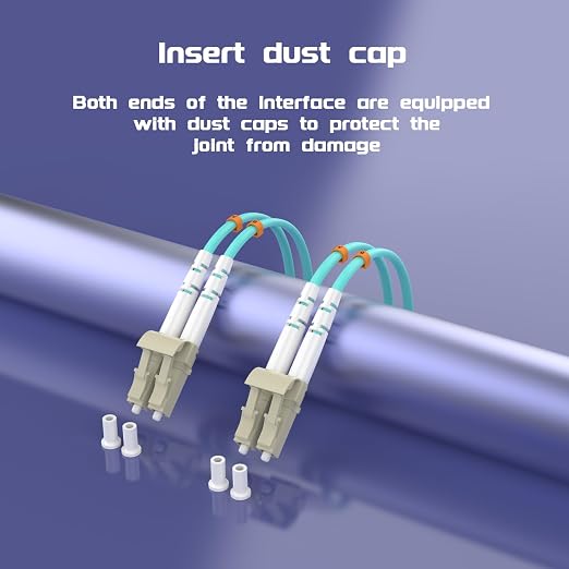 1.8Meters 6ft LC/UPC-LC/UPC 10GB Multi-Mode Fiber Optic Cable LC to LC OM3 - Image 6