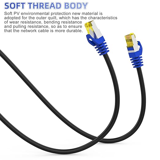 Cat 8 Ethernet Cable 40 ft, Heavy Duty High Speed Network Internet Cable - Image 6