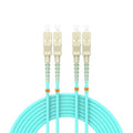 Fiber Patch Cable 65ft/20meters SC/UPC to SC/UPC OM3 10Gb/Gigabit MultiMode by Buacoz