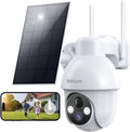 Security Camera Wireless Outdoor, 2K Solar Security Camera, Battery Powered by RebluumSecurity