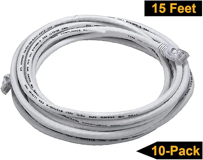 iMBAPrice 25 ' Cat5e Network Ethernet Patch Cable, 10 Pack - Image 6