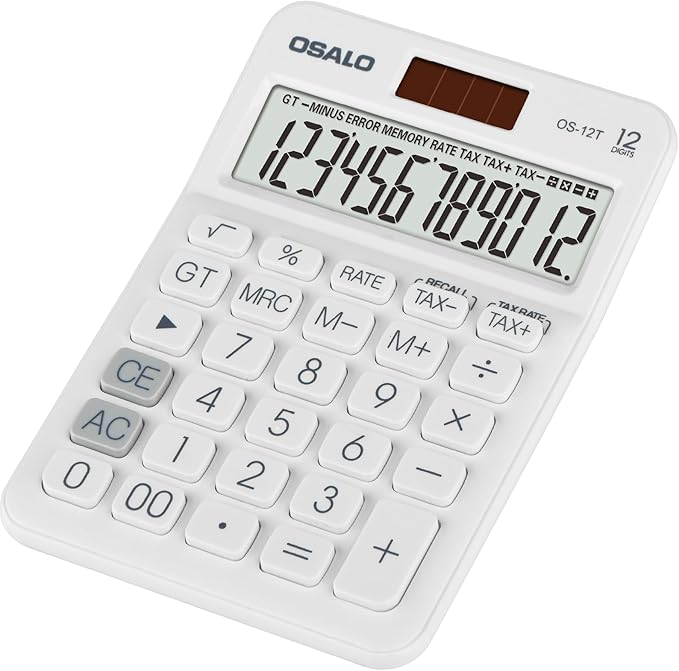 Pendancy Pocket Small Size Desk Calculator, 12 Digit Large LCD Display - Image 9