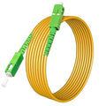 50ft SC/APC Fiber Optic Internet Cable, Single Mode Fiber Patch Cord, Fiber by Bangun