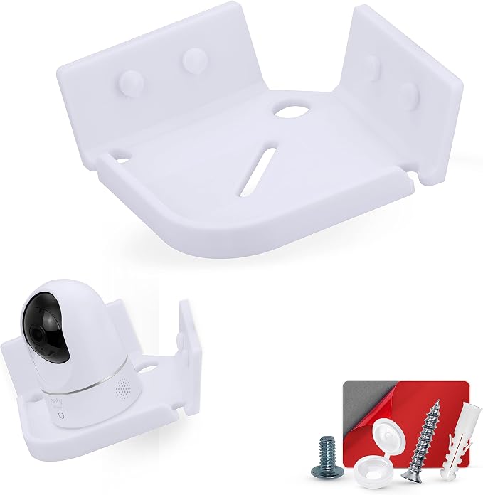 BRAINWAVZ Drill Free Tilted Corner Wall Mount Small Shelf by Brainwavz