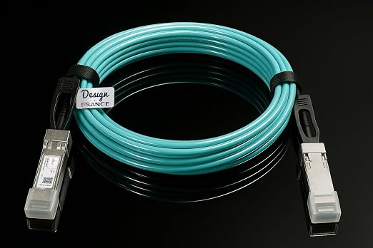 Elfcam® - 1m/3.28ft Active Optical Cable AOC OM3 SFP+ to SFP+ 10Gbps, Compatible - Image 2