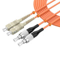 OM1 Multimode Duplex Fiber Patch Cable, SC/UPC to FC/UPC, 62.5/125μm 15M/49FT by lidkew