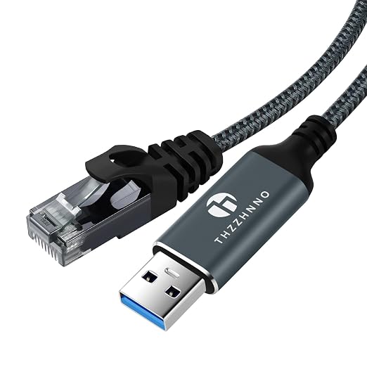USB to Ethernet Cable 3.3FT, USB 3.0 A to RJ45 Male Cable Directly Connected - Image 7
