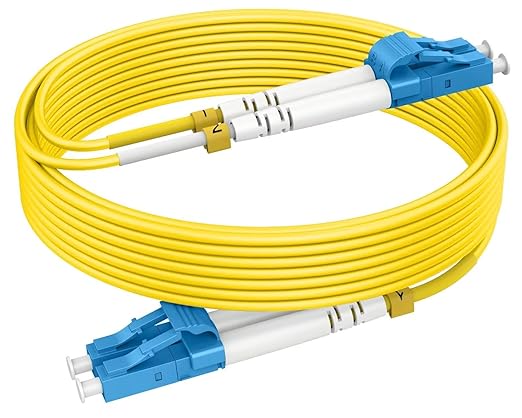 OS2 LC to LC Single Mode Fiber Patch Cables 4m, Options 7inch~1000ft, SM by RamboCables