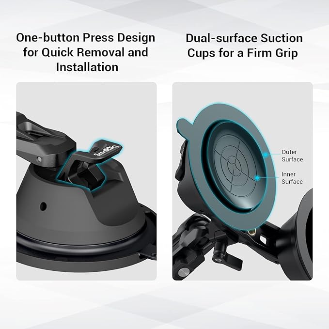 SmallRig Camera Suction Cup Mount, Mount - Image 3