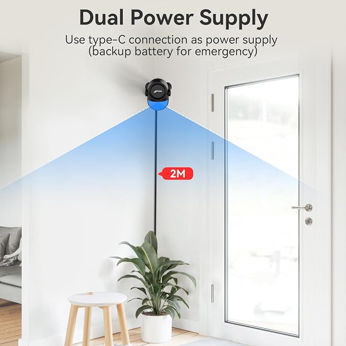 CPVAN WiFi Motion Sensor Alarm System, 125dB Smart PIR Motion Detector - Image 7