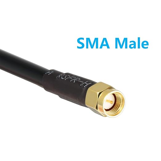 15ft N Male to SMA Male Cable, SMA to N Cable 50 ohm Ultra Low Loss KMR240 - Image 2