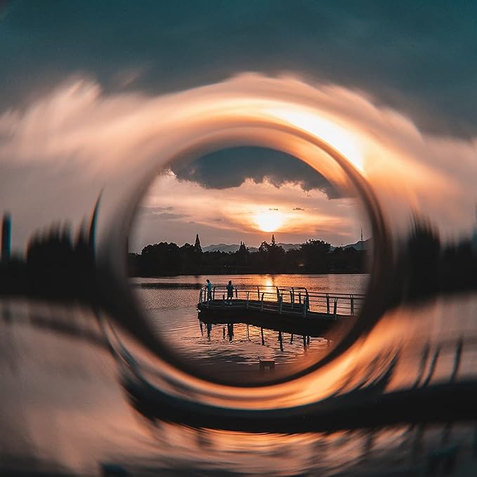 Vortex Effect Filter 58mm anamorphic Lens Distortion Effect, Lens Effect Filter - Image 3