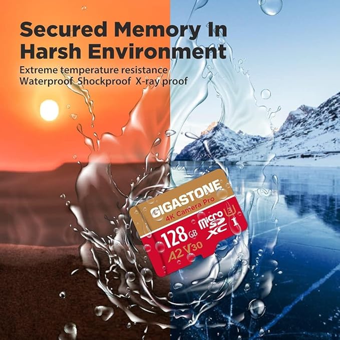 【5-Years Data Recovery】 GIGASTONE 128GB Micro SD Card, 4K Video Recording - Image 6