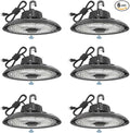 HYPERLITE 150W Smart High Bay LED Shop Lights 6pack, 140LM/W 5000K LED High Bay by HYPERLITE