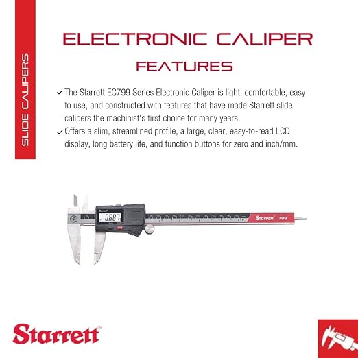 Starrett Stainless Steel Electronic Slide Caliper - Image 2