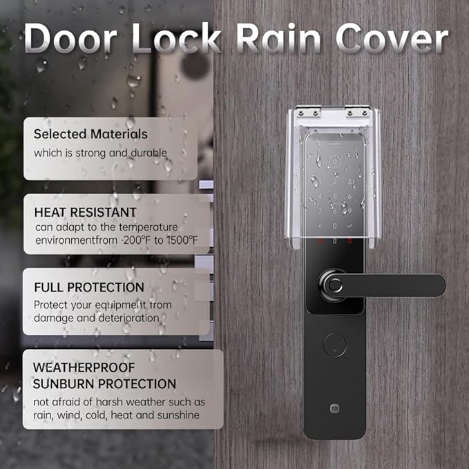 Weatherproof Flip-Cover for Smart Door Locks & Keypads - Image 3