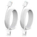 Ultra Thin Cat 6A Ethernet Cable 10 Feet 2Pack, Flexible & Slim Rj45 Cat6a LAN by DUTEVOLNS