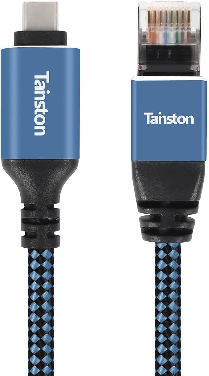 USB C to Ethernet Cable, 4Ft Type C to RJ45 Cable, USB C to Gigabit Ethernet by Tainston