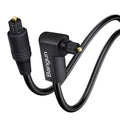 90 Degree Optical Audio Cable 12ft, Slim Digital Audio Optical Cable, SPDIF by Bangun