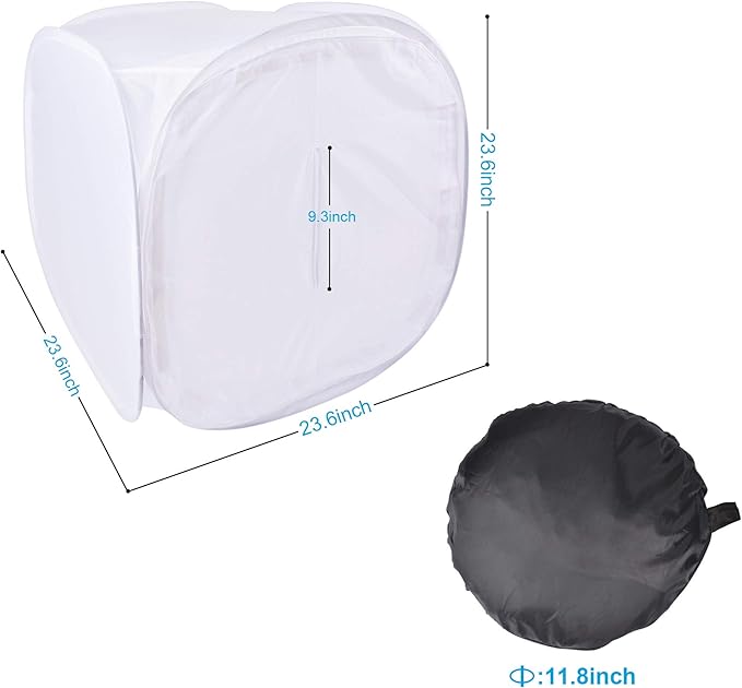 Bestshoot 24" Portable Photo Studio Shooting Tent Light Box Cube Diffusion - Image 5