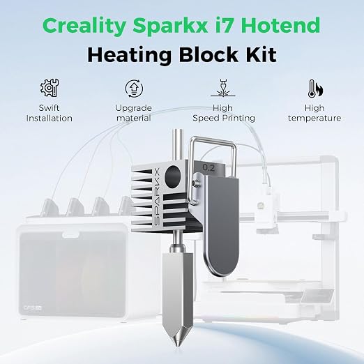 Creality Official SPARKX i7 Hotend, 0.2mm Original All Metal Integrated - Image 2