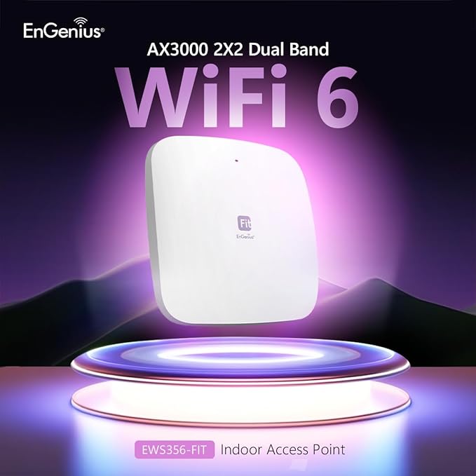 EnGenius Wi-Fi 6 Dual Band AX3000 | Cloud & App & OnPrem Control Options | WPA3 - Image 2