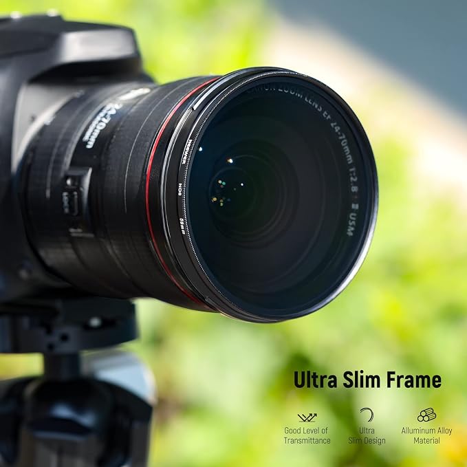 NEEWER Fixed ND Filter Kit 58mm ND2 ND4 ND8 ND16 Neutral Density Filter and - Image 4