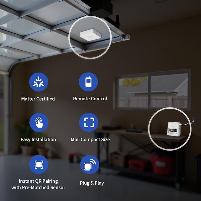 THIRDREALITY Smart Garage Door Opener, Matter Certified, Retrofit - Image 3
